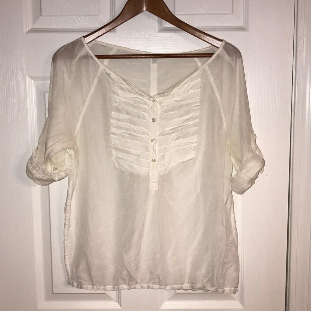 GAP WOMEN’S WHITE BLOUSE
